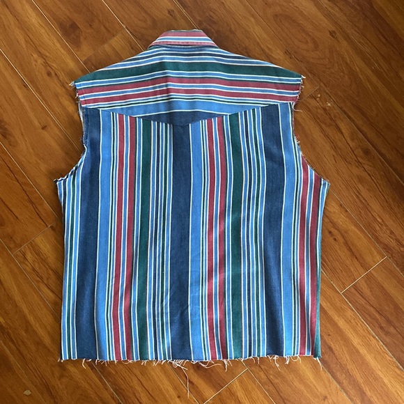 American Vintage Western Cut-off Shirt - Picture 7 of 9